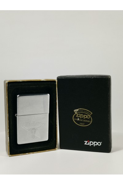 2002 Zippo Marlboro Longhorn Bull Head Made in USA
