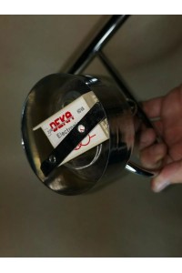 Inox Φωτιστικό Απλίκα Τοίχου με Περιστρεφόμενο Φωτισμό