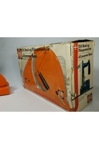 Vintage EVA Denmark All Purpose Slicer Orange Mid-Century Bread/Meat Cutter 60s