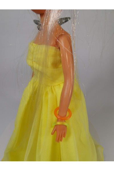 Vintage Bibi-bo Second Edition Doll with Star Dress by El-Greco 80s