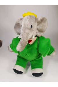 Vintage Λούτρινη Κούκλα Babar ο Βασιλιας των Ελεφαντων 34εκ. της GUND