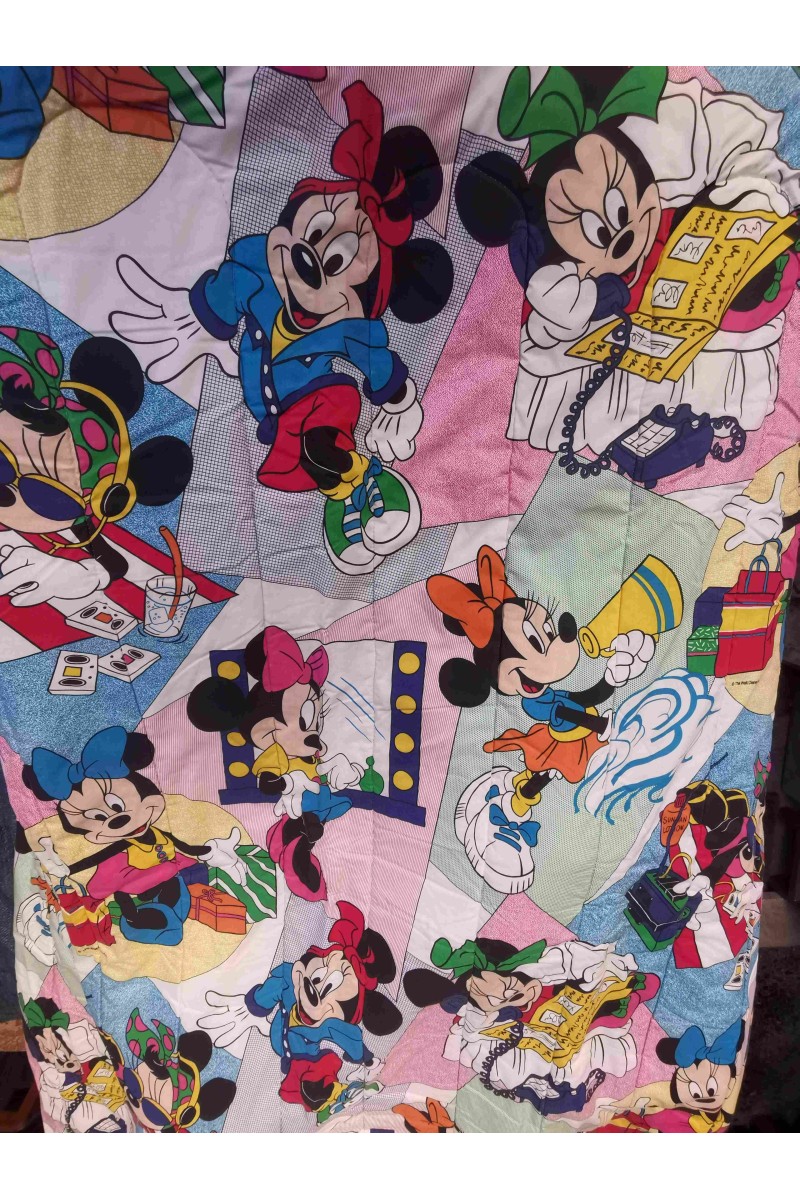 Vintage Πάπλωμα Walt Disney Minnie Mouse 80s  200x160 εκ. Για Μονό & Ημιδιπλο Στενό Κρεβάτι