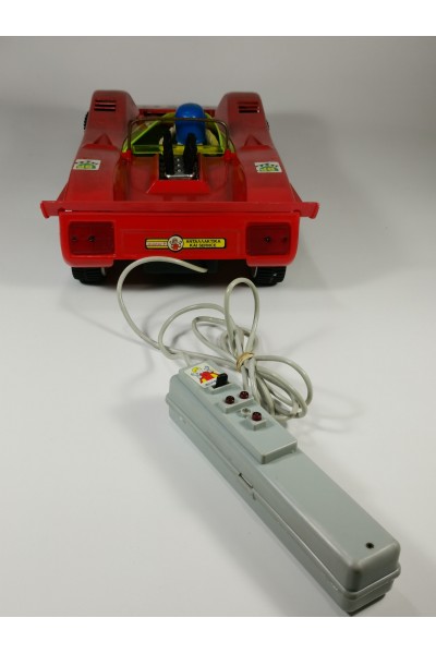 Vintage Mister P McLaren Racing Car with Wired Controller For Repair or Parts