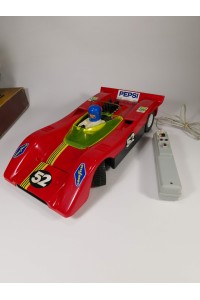 Vintage Mister P McLaren Racing Car with Wired Controller For Repair or Parts