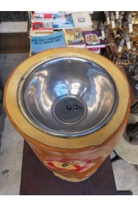 Vintage Floor Ashtray Giant Cigarette Butt Figure Bin Fiberglass 53×28 cm