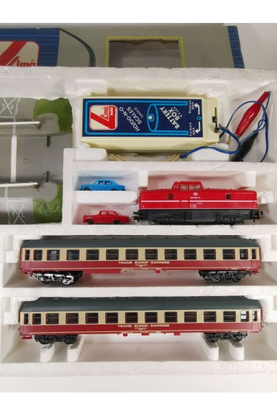 Vintage LIMA HO Scale Technology Security Block Train Set TEE Trans Europ Express Complete with Box