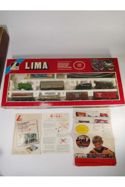 Vintage Σετ Τρένου Lima 104401B HO/OO Steam Locomotive Baltimore & Ohio Πλήρες με Φυλλάδια