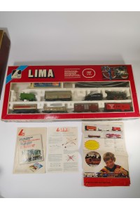 Vintage Lima Train Set 104401B HO/OO Baltimore & Ohio Steam Locomotive Complete with Leaflets