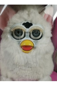 Vintage Furby 1998 Tiger White / Grey Eyes Model 70-800 NIB Αδοκίμαστο
