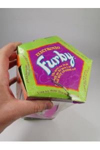 Vintage Furby 1998 Tiger White / Grey Eyes Model 70-800 NIB Αδοκίμαστο