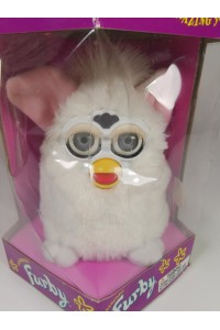Vintage Furby 1998 Tiger White / Grey Eyes Model 70-800 NIB Αδοκίμαστο