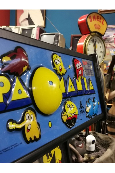 Vintage Συλλεκτικό Αυθεντικό Arcade Cabinet PAC-MANIA Atari / Namco Λειτουργικό  Pac-Man