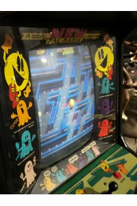 Vintage Collectible Original PAC-MANIA Arcade Cabinet Atari / Namco Fully Working Pac-Man