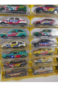Vintage Συλλεκτικό Display MIRA με 24 Μεταλλικά Αυτοκινητάκια Rally Die Cast