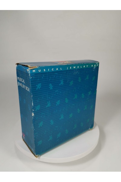 Vintage Disney Musical Jewelry Box Καρδιά Mickey & Minnie με Κουτί Δοκιμασμένο και Λειτουργικό