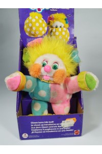 Vintage Λούτρινο Συλλεκτικό Popples Clown της Mattel με Κουτί