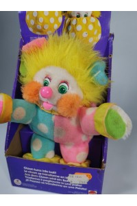 Vintage Λούτρινο Συλλεκτικό Popples Clown της Mattel με Κουτί