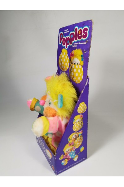 Vintage Λούτρινο Συλλεκτικό Popples Clown της Mattel με Κουτί