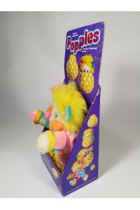 Vintage Λούτρινο Συλλεκτικό Popples Clown της Mattel με Κουτί