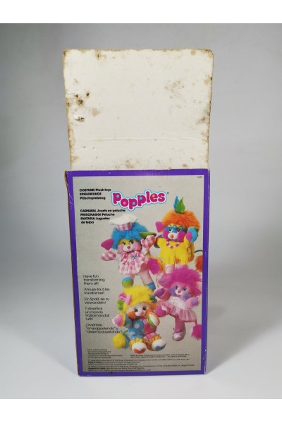 Vintage Λούτρινο Συλλεκτικό Popples Clown της Mattel με Κουτί
