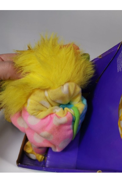 Vintage Λούτρινο Συλλεκτικό Popples Clown της Mattel με Κουτί