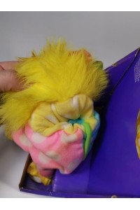 Vintage Λούτρινο Συλλεκτικό Popples Clown της Mattel με Κουτί