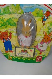 Maple Town Patty Rabbit Figure Bandai 1986 Vintage Sealed Card
