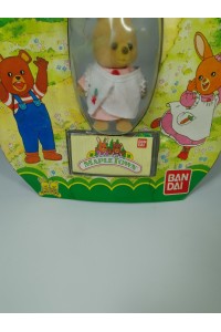 Maple Town Patty Rabbit Figure Bandai 1986 Vintage Sealed Card