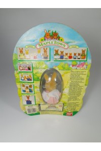 Maple Town Patty Rabbit Figure Bandai 1986 Vintage Sealed Card