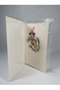 Vintage Disney Minnie Mouse Ευχετήρια Κάρτα Πρόσκλησης Party Σφραγισμένη 90s