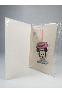 Vintage Disney Minnie Mouse Ευχετήρια Κάρτα Γέννησης Μωρού Σφραγισμένη ATTICA