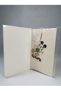 Vintage Συλλεκτική Σφραγισμένη Disney Ευχετήρια Κάρτα Mickey Mouse “It’s Great Having You Around” 90s