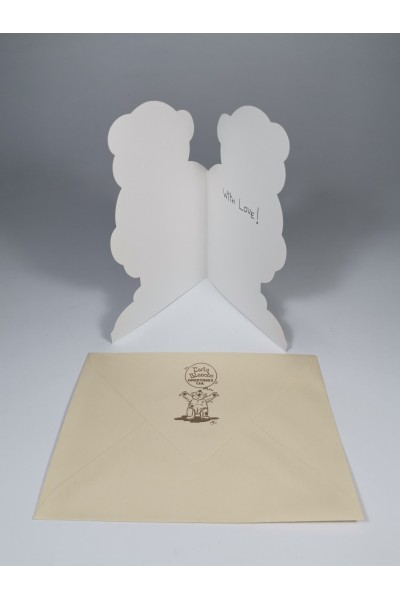 Vintage Συλλεκτική Pop-Up Ευχετήρια Κάρτα Αρκουδάκι Γενεθλίων της Carte Blanche με Φάκελο 90s