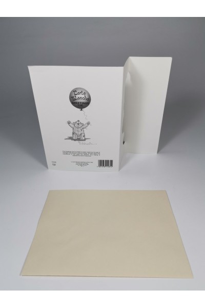 Vintage Pop-Up Greeting Card Carte Blanche I’m Always Here with Envelope 90s