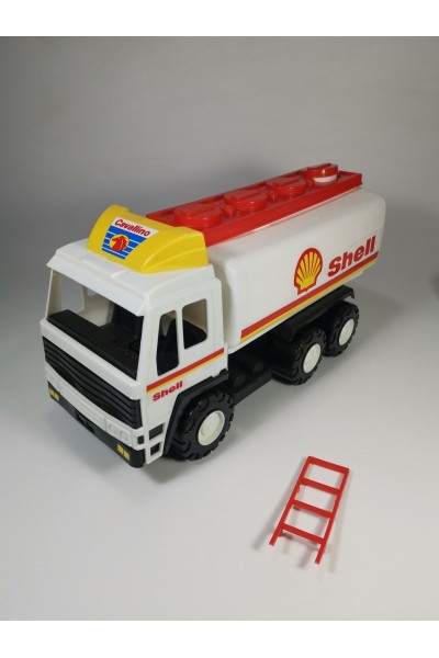 Vintage Collectible Shell Oil Tanker Truck Toy Cavallino 40cm