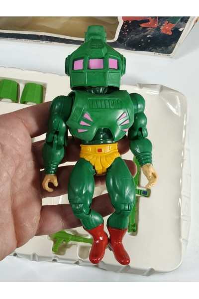 Vintage Turly-Gang Bronc der Superfighter Action Figure with Box Euro Play