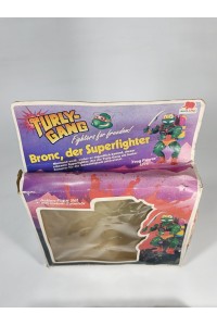 Vintage Turly-Gang Bronc der Superfighter Action Figure with Box Euro Play
