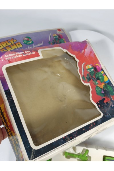 Vintage Turly-Gang Bronc der Superfighter Action Figure with Box Euro Play