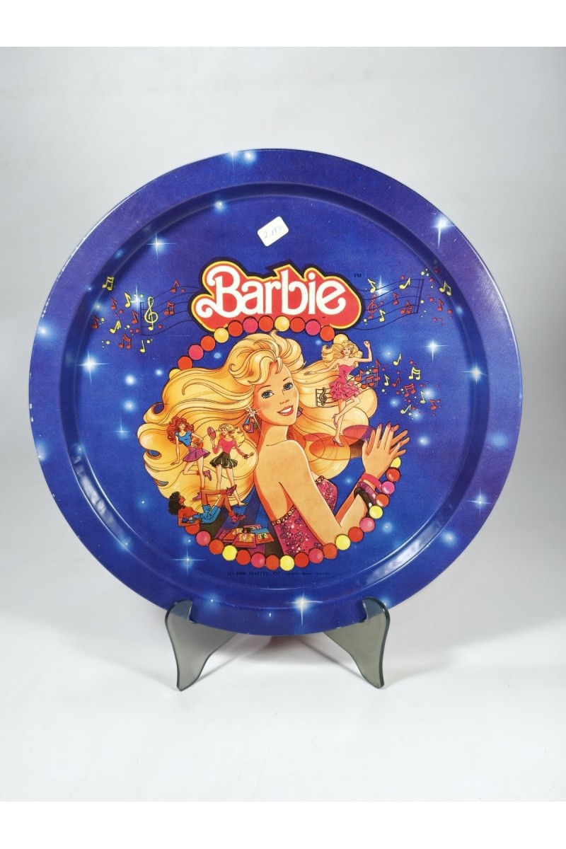 Vintage Barbie Collectible Retro Serving Tray 1990 Mattel Made in Italy