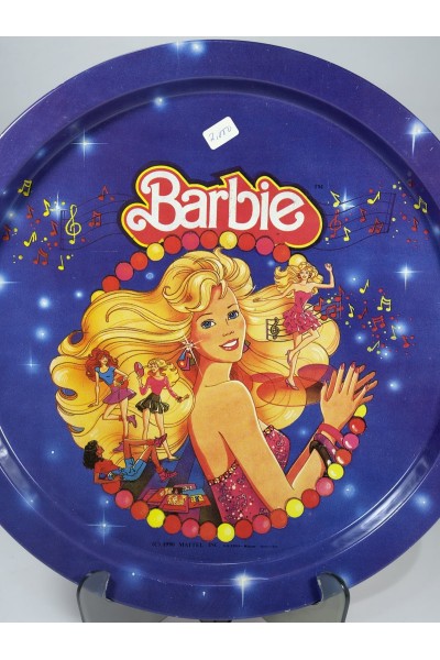 Vintage Barbie Συλλεκτικός Δίσκος Σερβιρίσματος 1990 Mattel Made in Italy