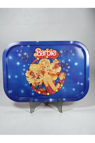 Vintage Barbie Collectible Retro Serving Tray 1990 Mattel Made in Italy