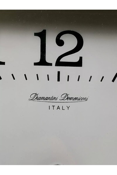 Κίτρινο Τετράγωνο Ιταλικό Ρολόι Τοίχου Diamantini Domeniconi
