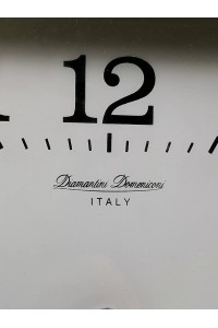 Κίτρινο Τετράγωνο Ιταλικό Ρολόι Τοίχου Diamantini Domeniconi