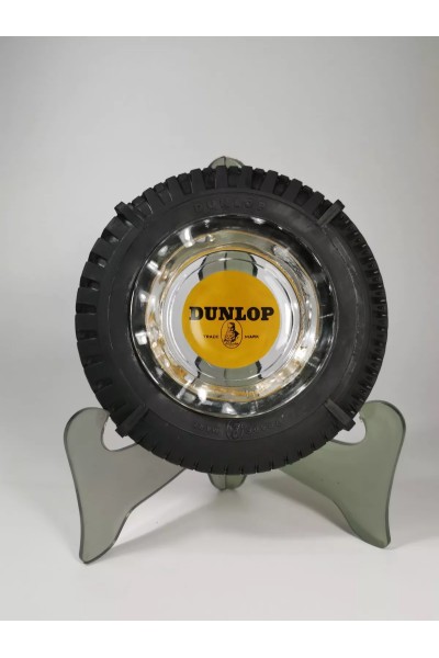 Vintage Διαφημιστικό Γυάλινο Τασάκι απ' τα Λάστιχα Dunlop