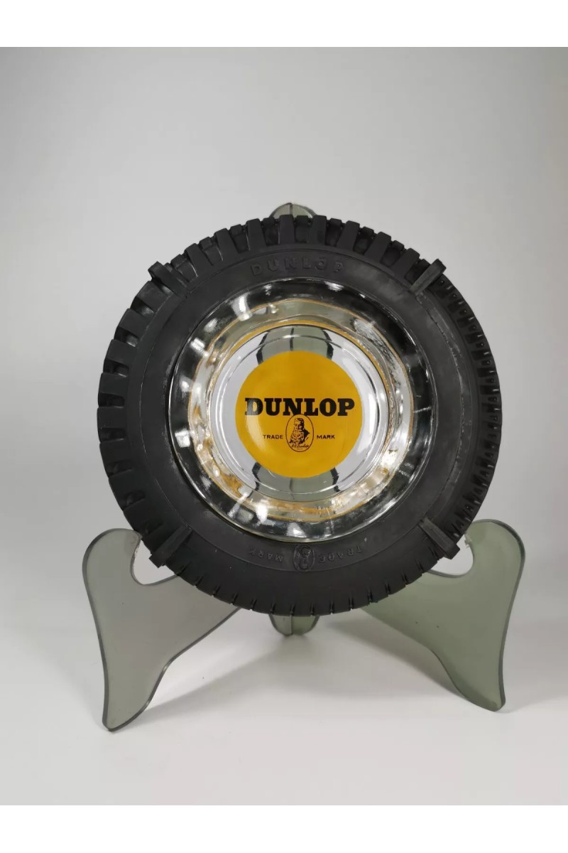 Vintage Διαφημιστικό Γυάλινο Τασάκι απ' τα Λάστιχα Dunlop
