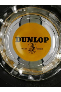 Vintage Διαφημιστικό Γυάλινο Τασάκι απ' τα Λάστιχα Dunlop