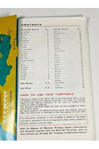 Χειμερινό Πρόγραμμα Πτήσεων Νοέμβριος 1975 Μάρτιος 1976 της Ολυμπιακής Αερογραμμής