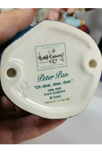 Πορσελάνινη Φιγούρα της Disney από Πίτερ Παν Mr.Smee Oh Dear, Dear, Dear 1994-1995 Event Sculpture της WDCC