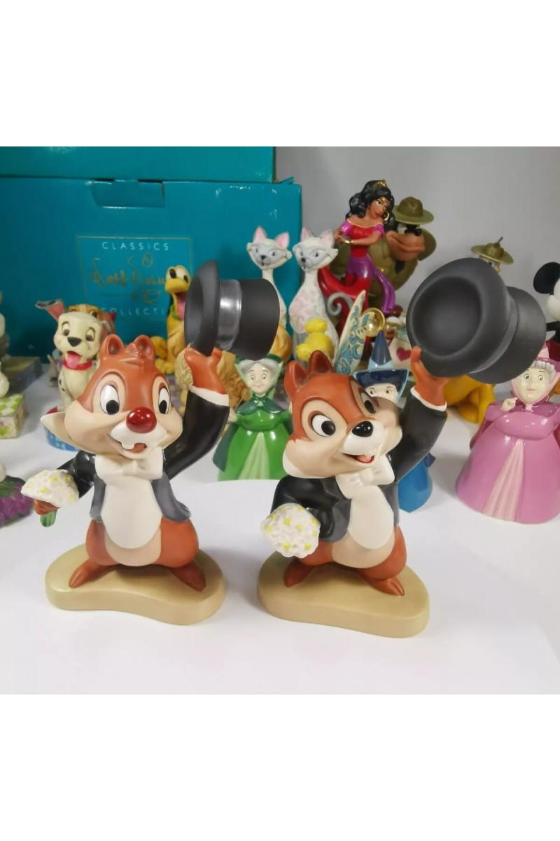Πορσελάνινες Φιγούρες της Disney Two Chips and a Miss Debonair Dale Charming Chip της WDCC