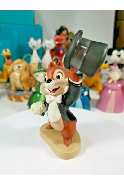 Πορσελάνινες Φιγούρες της Disney Two Chips and a Miss Debonair Dale Charming Chip της WDCC